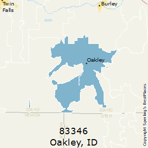 oakley idaho zip code