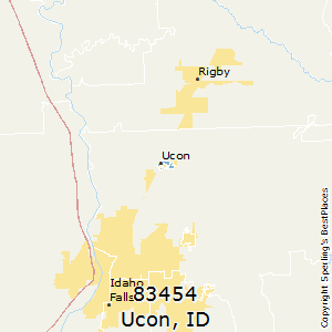 Ucon,Idaho County Map