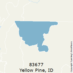 Yellow_Pine,Idaho County Map