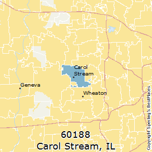 Carol_Stream,Illinois County Map