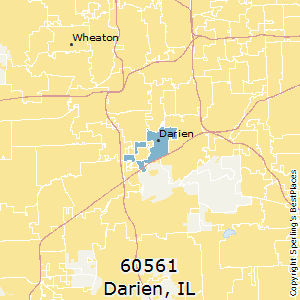 Darien,Illinois County Map