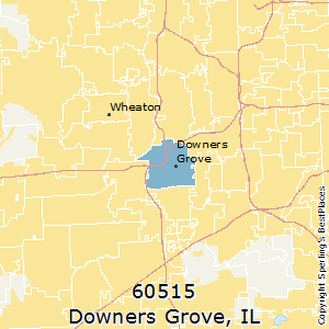 Downers_Grove,Illinois County Map