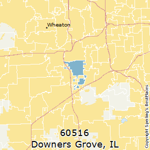 Downers_Grove,Illinois County Map