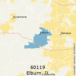 Elburn,Illinois County Map