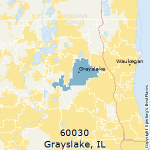 Grayslake,Illinois County Map