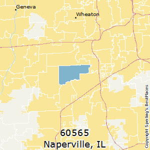 Naperville,Illinois County Map