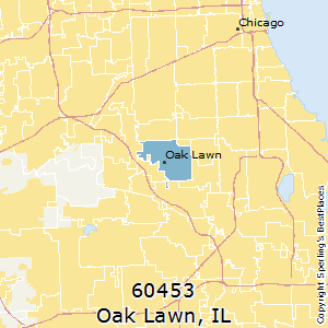 Oak_Lawn,Illinois County Map