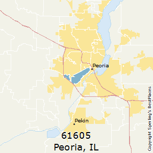 zip code map peoria il Best Places To Live In Peoria Zip 61605 Illinois zip code map peoria il