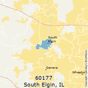 South_Elgin,Illinois County Map