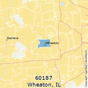Wheaton,Illinois County Map