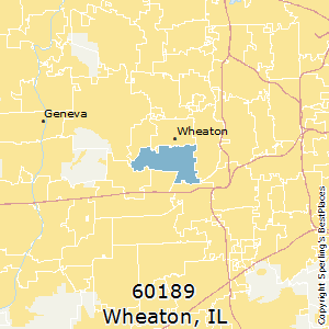 Wheaton,Illinois County Map