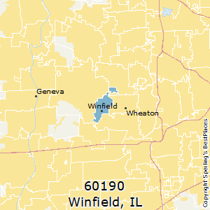 Winfield,Illinois County Map