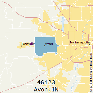 Avon,Indiana County Map