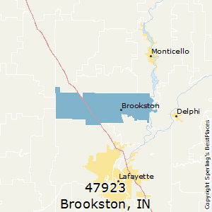 Brookston,Indiana County Map