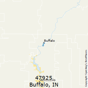 Buffalo,Indiana County Map
