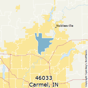 Carmel,Indiana County Map