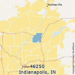 Indianapolis,Indiana County Map