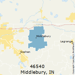 Middlebury,Indiana County Map