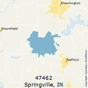 Springville,Indiana County Map