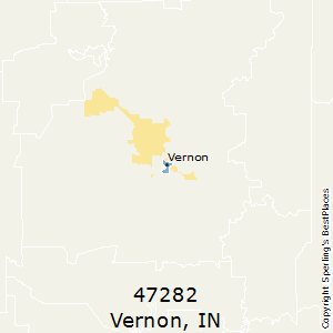 Vernon,Indiana County Map