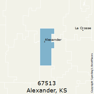 Alexander,Kansas County Map