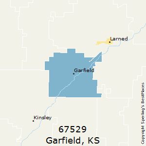 Garfield,Kansas County Map
