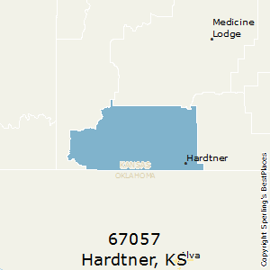 Hardtner,Kansas County Map