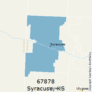 Syracuse,Kansas(67878) Zip Code Map