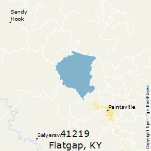 Flatgap (zip 41219), KY