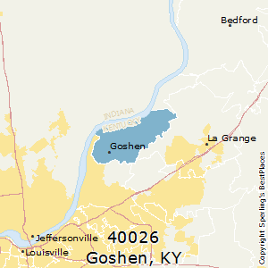 Goshen,Kentucky County Map