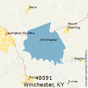 Winchester Zip Code Map Best Places to Live in Winchester (zip 40391), Kentucky