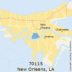 new orlean zip code map Best Places To Live In New Orleans Zip 70115 Louisiana new orlean zip code map
