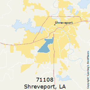 shreveport la zip code map Best Places To Live In Shreveport Zip 71108 Louisiana shreveport la zip code map
