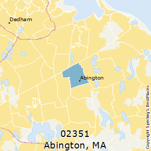 Abington,Massachusetts County Map