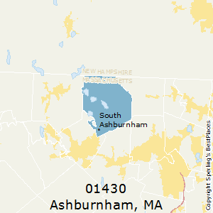 Ashburnham,Massachusetts County Map