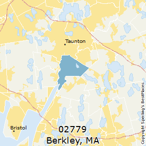 Berkley,Massachusetts County Map