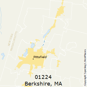 Berkshire,Massachusetts County Map