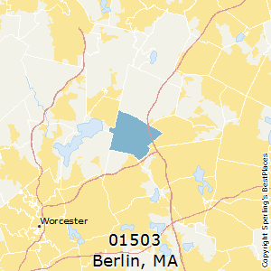 Berlin,Massachusetts County Map