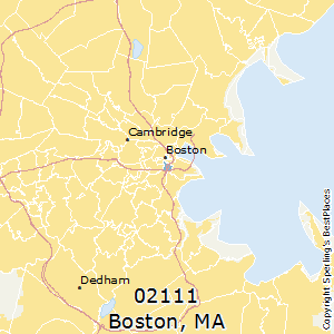 Boston,Massachusetts County Map