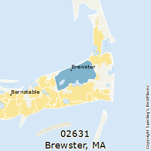 Brewster,Massachusetts County Map