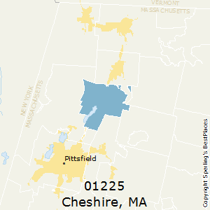 Cheshire,Massachusetts County Map
