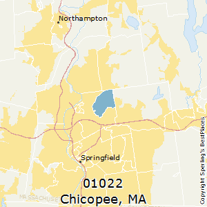 Chicopee,Massachusetts County Map