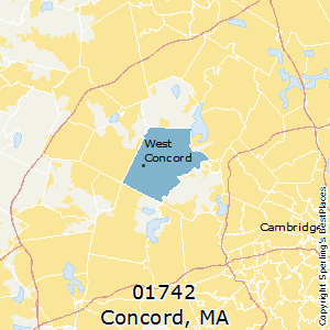Concord,Massachusetts County Map