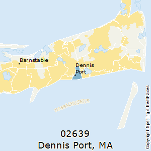 Dennis_Port,Massachusetts County Map