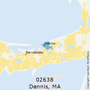 Dennis,Massachusetts County Map