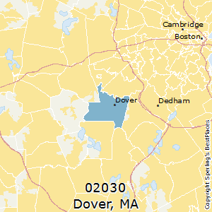 Dover,Massachusetts County Map