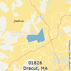 Dracut,Massachusetts County Map
