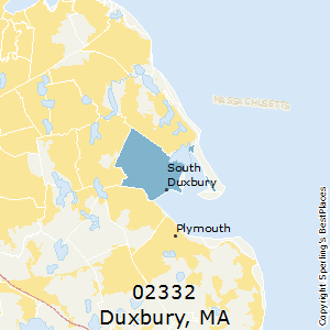 Duxbury,Massachusetts County Map