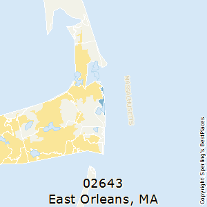 East_Orleans,Massachusetts County Map