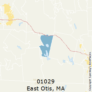 East_Otis,Massachusetts County Map